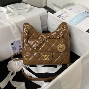 chanel as4323 small hobo bag shiny crumpled calfskin gold metal caramel 001 luxibags.ru .jpg