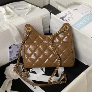 chanel as4323 small hobo bag shiny crumpled calfskin gold metal caramel 002 luxibags.ru .jpg