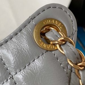 chanel as4323 small hobo bag shiny crumpled calfskin gold metal gray 008 luxibags.ru .jpg