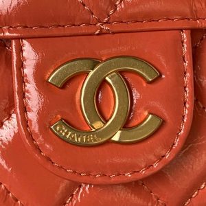 chanel as4323 small hobo bag shiny crumpled calfskin gold metal orange 003 luxibags.ru .jpg
