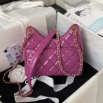 chanel as4323 small hobo bag shiny crumpled calfskin gold metal purple 002 luxibags.ru .jpg