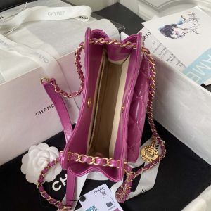 chanel as4323 small hobo bag shiny crumpled calfskin gold metal purple 007 luxibags.ru .jpg