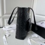 chanel as4359 shopping bag shiny lambskin gold metal black 006 luxibags.ru .jpg