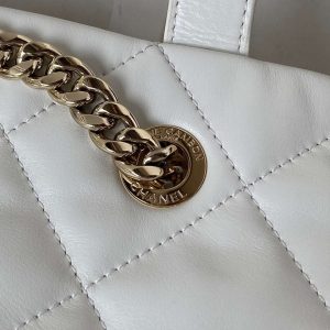 chanel as4359 shopping bag shiny lambskin gold metal white 009 luxibags.ru .jpg