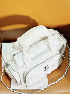 chanel as4364 large bowling bag nylon silver tone metal white 04 luxibags.ru .jpg