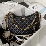 chanel as4368 large hobo bag shiny crumpled lambskin gold tone metal black 001 luxibags.ru .jpg