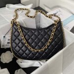 chanel as4368 large hobo bag shiny crumpled lambskin gold tone metal black 002 luxibags.ru .jpg
