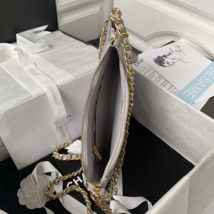 chanel as4368 large hobo bag shiny crumpled lambskin gold tone metal gray 007 luxibags.ru .jpg
