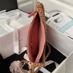 chanel as4368 large hobo bag shiny crumpled lambskin gold tone metal pink 007 luxibags.ru .jpg