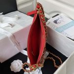 chanel as4368 large hobo bag shiny crumpled lambskin gold tone metal red 007 luxibags.ru .jpg