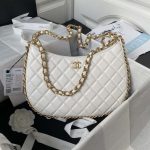 chanel as4368 large hobo bag shiny crumpled lambskin gold tone metal white 001 luxibags.ru .jpg