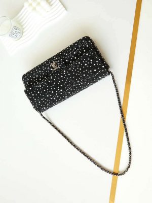 chanel as4372 clutch bag strass crystal pearls ruthenium finish metal 007 luxibags.ru .jpg
