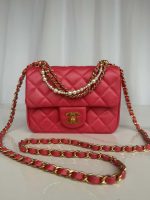 chanel as4384 mini flap bag pearly lambskin imitation pearls gold tone metal red 01 luxibags.ru .jpg