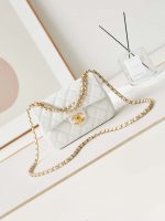chanel as4384 mini flap bag pearly lambskin imitation pearls gold tone metal white 01 luxibags.ru .jpg