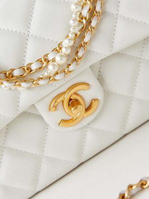 chanel as4384 mini flap bag pearly lambskin imitation pearls gold tone metal white 02 luxibags.ru .jpg