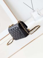 chanel as4385 mini flap bag pearly lambskin imitation pearls gold tone metal black 03 luxibags.ru .jpg