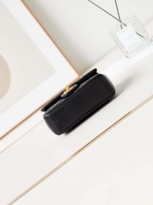 chanel as4385 mini flap bag pearly lambskin imitation pearls gold tone metal black 07 luxibags.ru .jpg