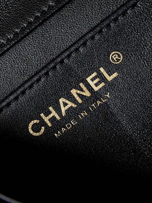 chanel as4385 mini flap bag pearly lambskin imitation pearls gold tone metal black 08 luxibags.ru .jpg