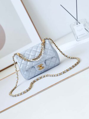 chanel as4385 mini flap bag pearly lambskin imitation pearls gold tone metal blue 01 luxibags.ru .jpg
