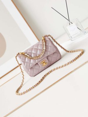 chanel as4385 mini flap bag pearly lambskin imitation pearls gold tone metal pink 01 luxibags.ru .jpg