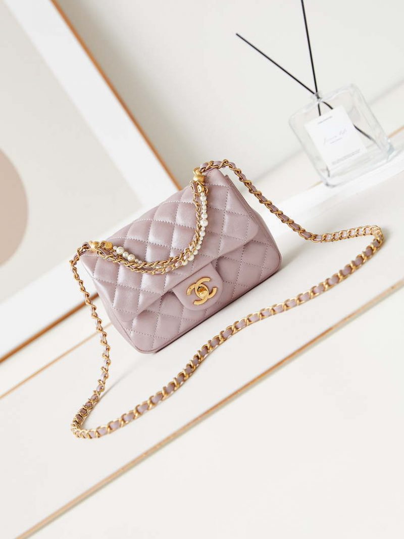 chanel as4385 mini flap bag pearly lambskin imitation pearls gold tone metal pink 01 luxibags.ru .jpg