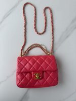 chanel as4385 mini flap bag pearly lambskin imitation pearls gold tone metal red 06 luxibags.ru .jpg