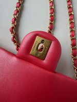 chanel as4385 mini flap bag pearly lambskin imitation pearls gold tone metal red 08 luxibags.ru .jpg