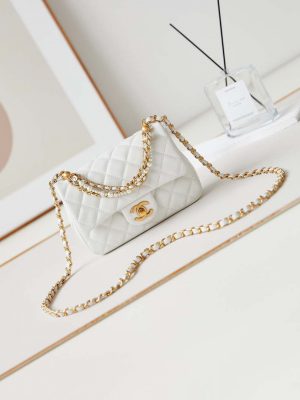 chanel as4385 mini flap bag pearly lambskin imitation pearls gold tone metal white 01 luxibags.ru .jpg