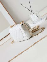 chanel as4385 mini flap bag pearly lambskin imitation pearls gold tone metal white 03 luxibags.ru .jpg