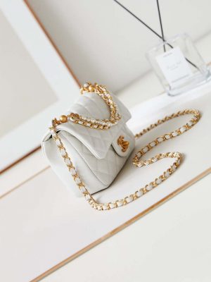 chanel as4385 mini flap bag pearly lambskin imitation pearls gold tone metal white 04 luxibags.ru .jpg