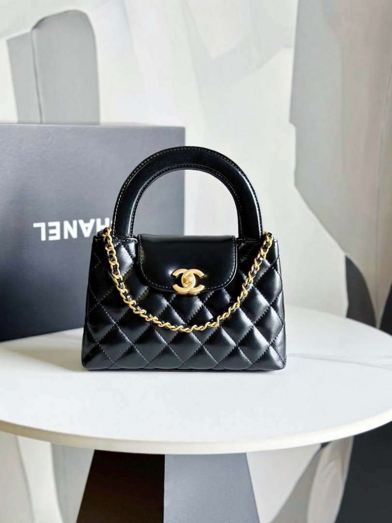 chanel as4416 mini shopping bag shiny aged calfskin gold tone metal black 001 luxibags.ru .jpg
