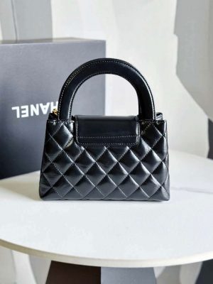 chanel as4416 mini shopping bag shiny aged calfskin gold tone metal black 002 luxibags.ru .jpg