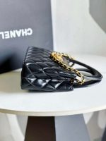 chanel as4416 mini shopping bag shiny aged calfskin gold tone metal black 004 luxibags.ru .jpg