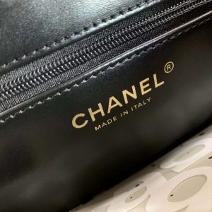 chanel as4416 mini shopping bag shiny aged calfskin gold tone metal black 007 luxibags.ru .jpg