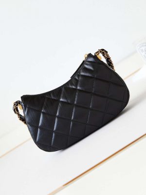 chanel as4422 23k hobo bag lambskin gold metal black 005 luxibags.ru .jpg