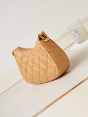chanel as4422 23k hobo bag lambskin gold metal caramel 004 luxibags.ru .jpg