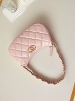 chanel as4422 23k hobo bag lambskin gold metal pink 007 luxibags.ru .jpg