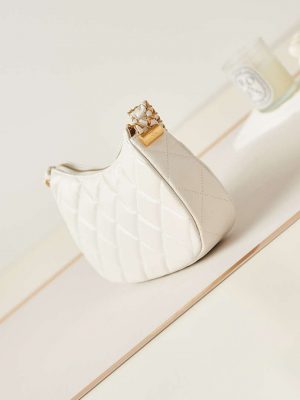 chanel as4422 23k hobo bag lambskin gold metal white 004 luxibags.ru .jpg