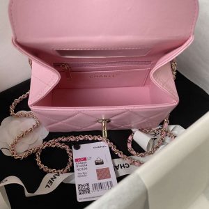 chanel as4469 mini box bag shiny calfskin gold tone metal pink 007 luxibags.ru .jpg