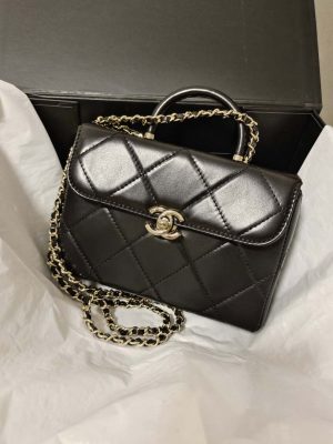 chanel as4469 small box bag shiny calfskin gold tone metal black 001 luxibags.ru .jpg