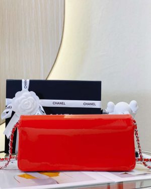 chanel as4498 clutch flap bag patent calfskin gold metal red 004 luxibags.ru .jpg