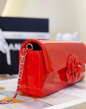 chanel as4498 clutch flap bag patent calfskin gold metal red 005 luxibags.ru .jpg
