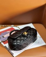 chanel as4569 large bag with top handle pearly lambskin gold tone metal black 005 luxibags.ru .jpg