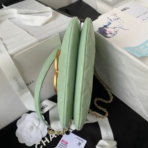 chanel as4609 small messenger bag lambskin green 005 luxibags.ru .jpg