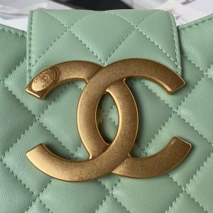 chanel as4610 messenger bag lambskin green 008 luxibags.ru .jpg