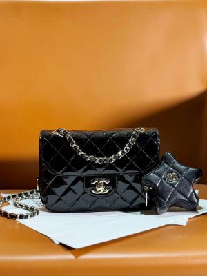 chanel as4646 mini flap bag star coin purse mirror calfskin metallic calfskin gold tone metal black 001 luxibags.ru .jpg