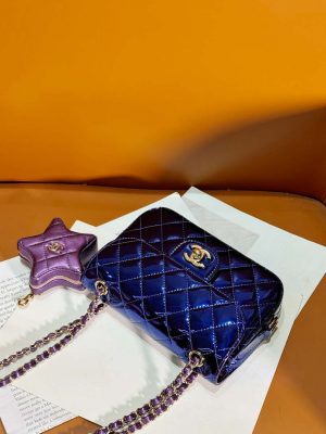 chanel as4646 mini flap bag star coin purse mirror calfskin metallic calfskin gold tone metal blue 03 luxibags.ru .jpg