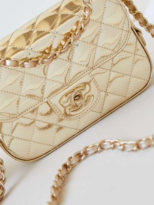 chanel as4646 mini flap bag star coin purse mirror calfskin metallic calfskin gold tone metal gold 002 luxibags.ru .jpg