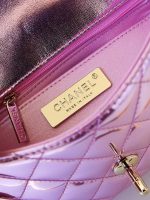 chanel as4646 mini flap bag star coin purse mirror calfskin metallic calfskin gold tone metal purple 008 luxibags.ru .jpg