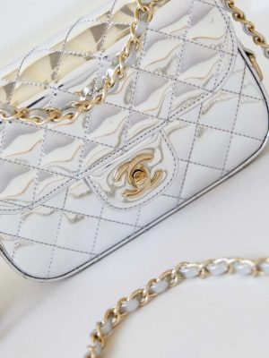 chanel as4646 mini flap bag star coin purse mirror calfskin metallic calfskin gold tone metal silver 002 luxibags.ru .jpg